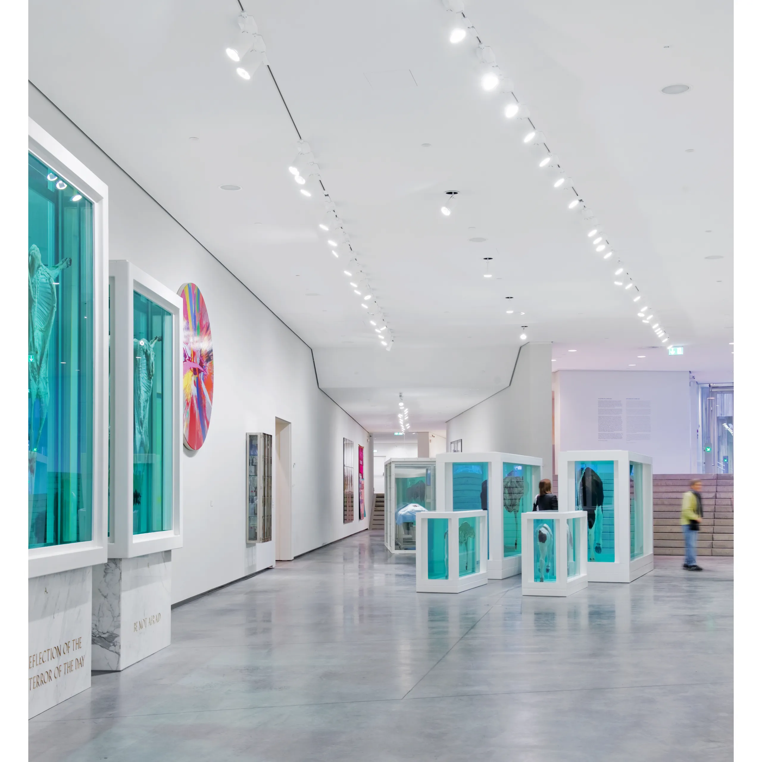 Museum gallery acoustics optimised with acoustic design.