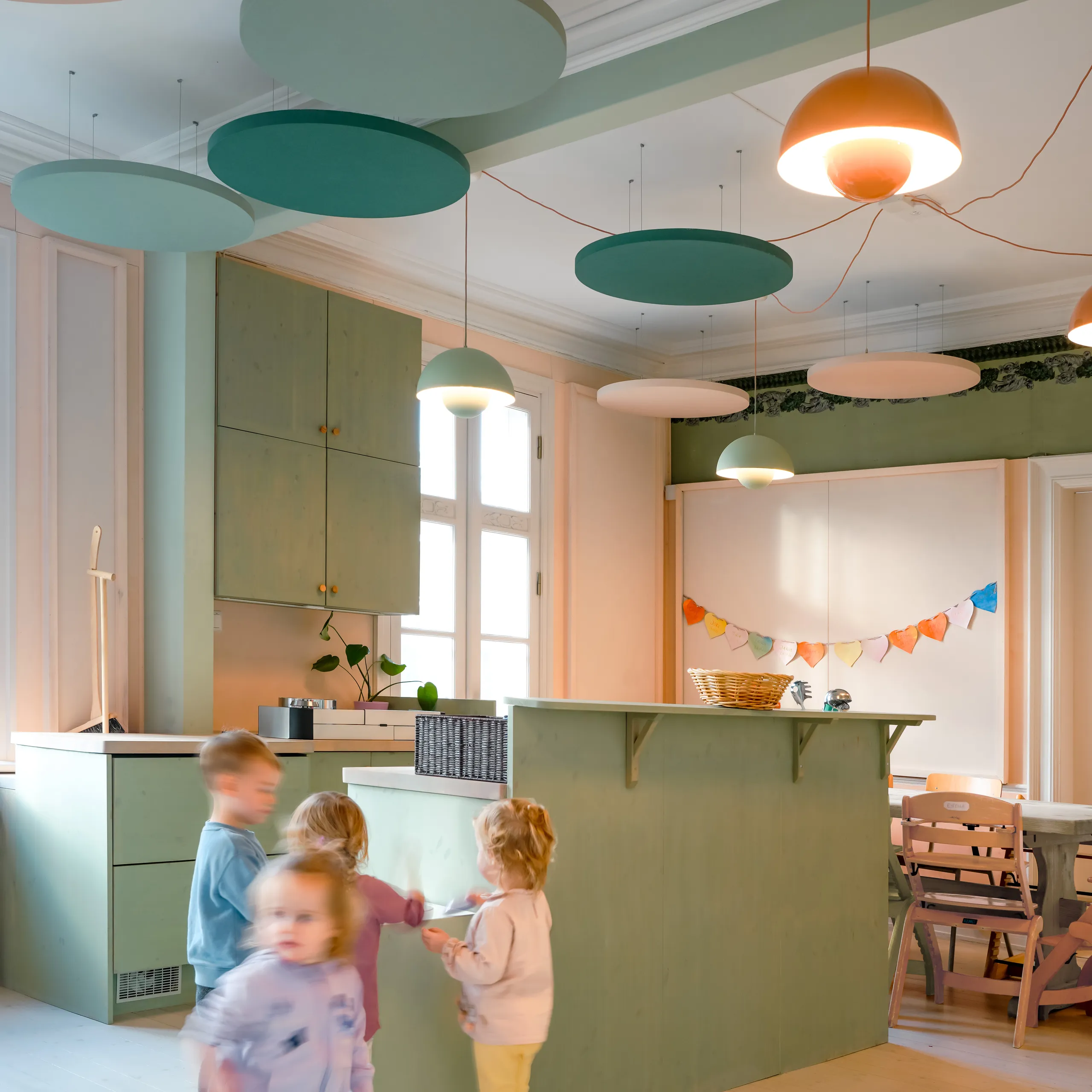 Rockfon® Eclipse | White acoustic floating ceiling panels