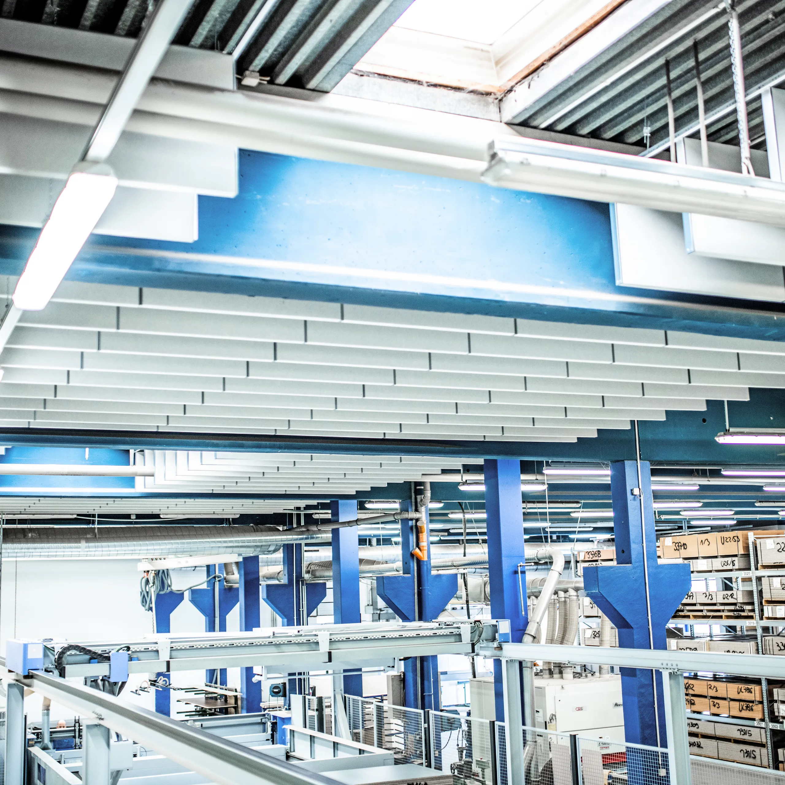 Rockfon® Industrial Baffle | White Acoustic Ceiling Baffles