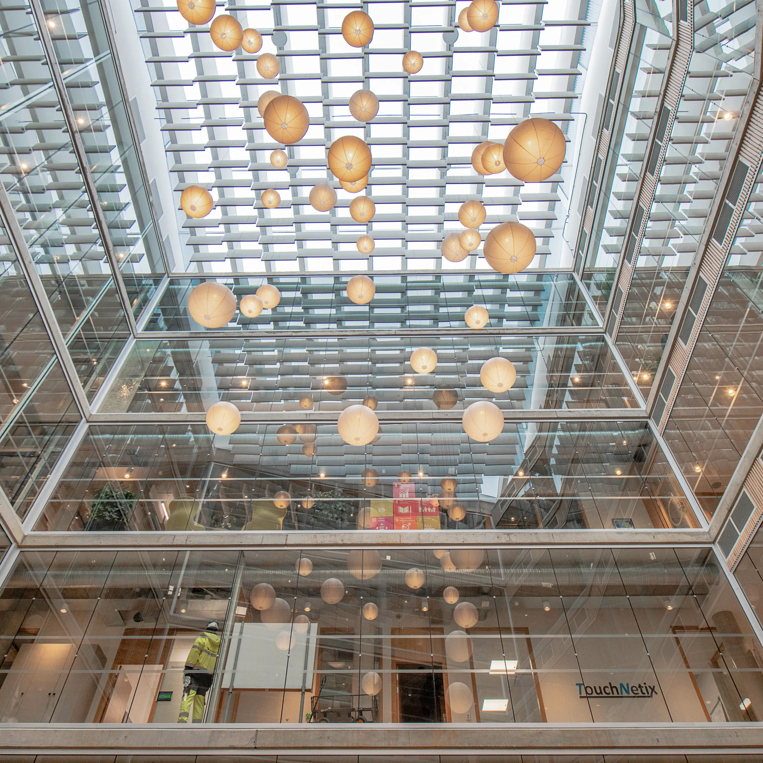 Rockfon® Universal Baffle | Framed Acoustic Ceiling Baffles