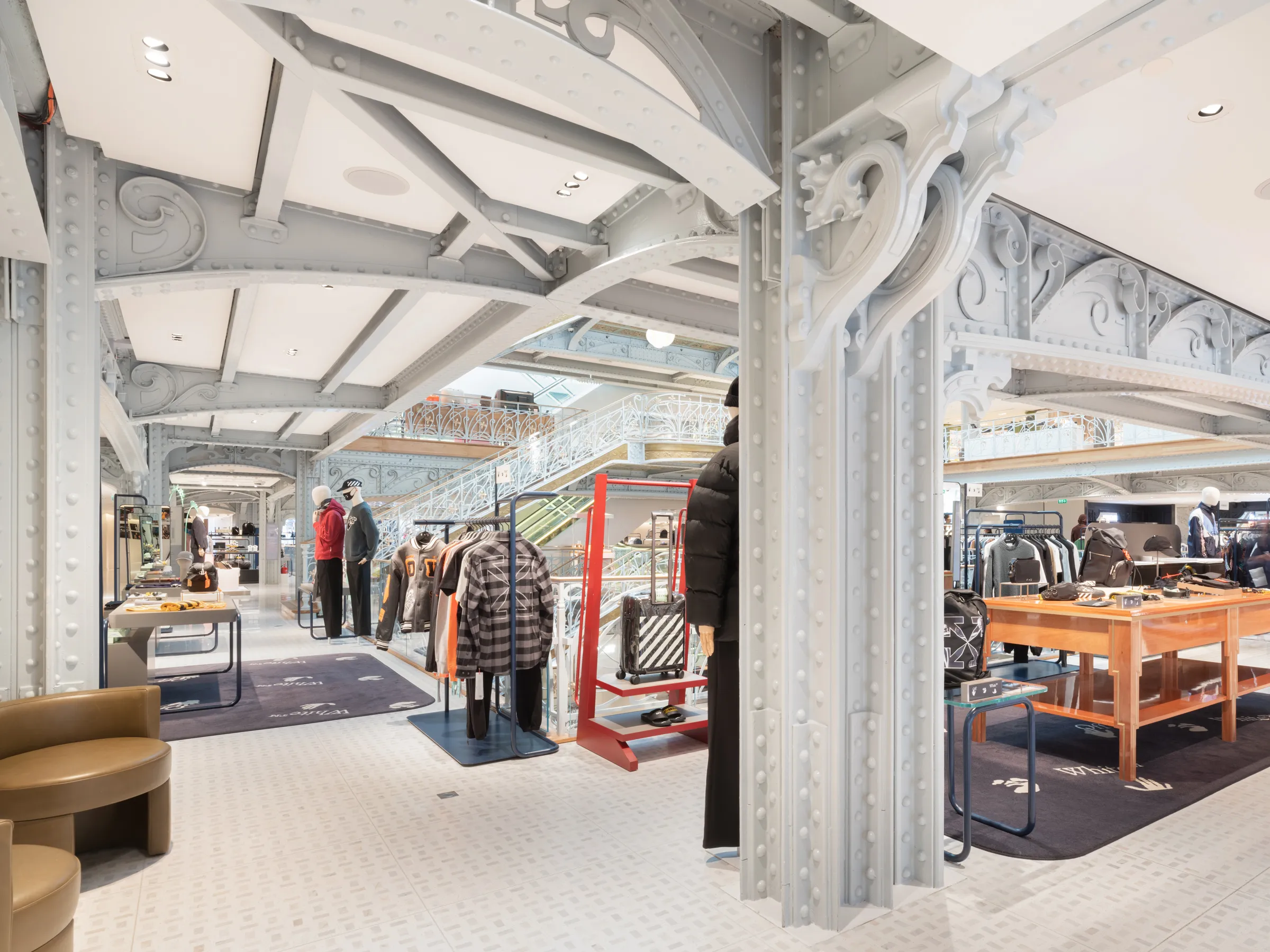 A department store with Rockfon Mono Acoustic for noise control.