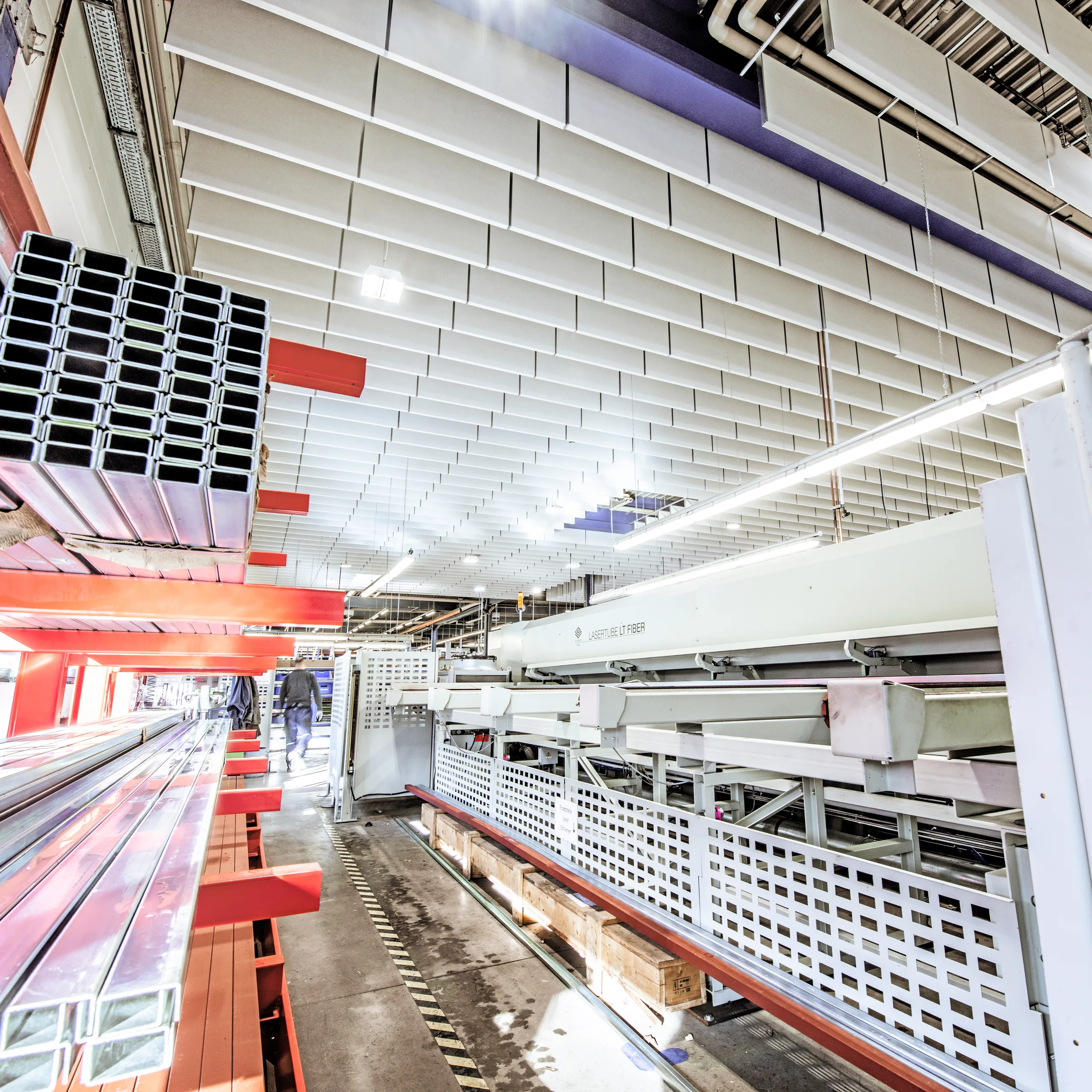 Rockfon® Industrial Baffle | White Acoustic Ceiling Baffles