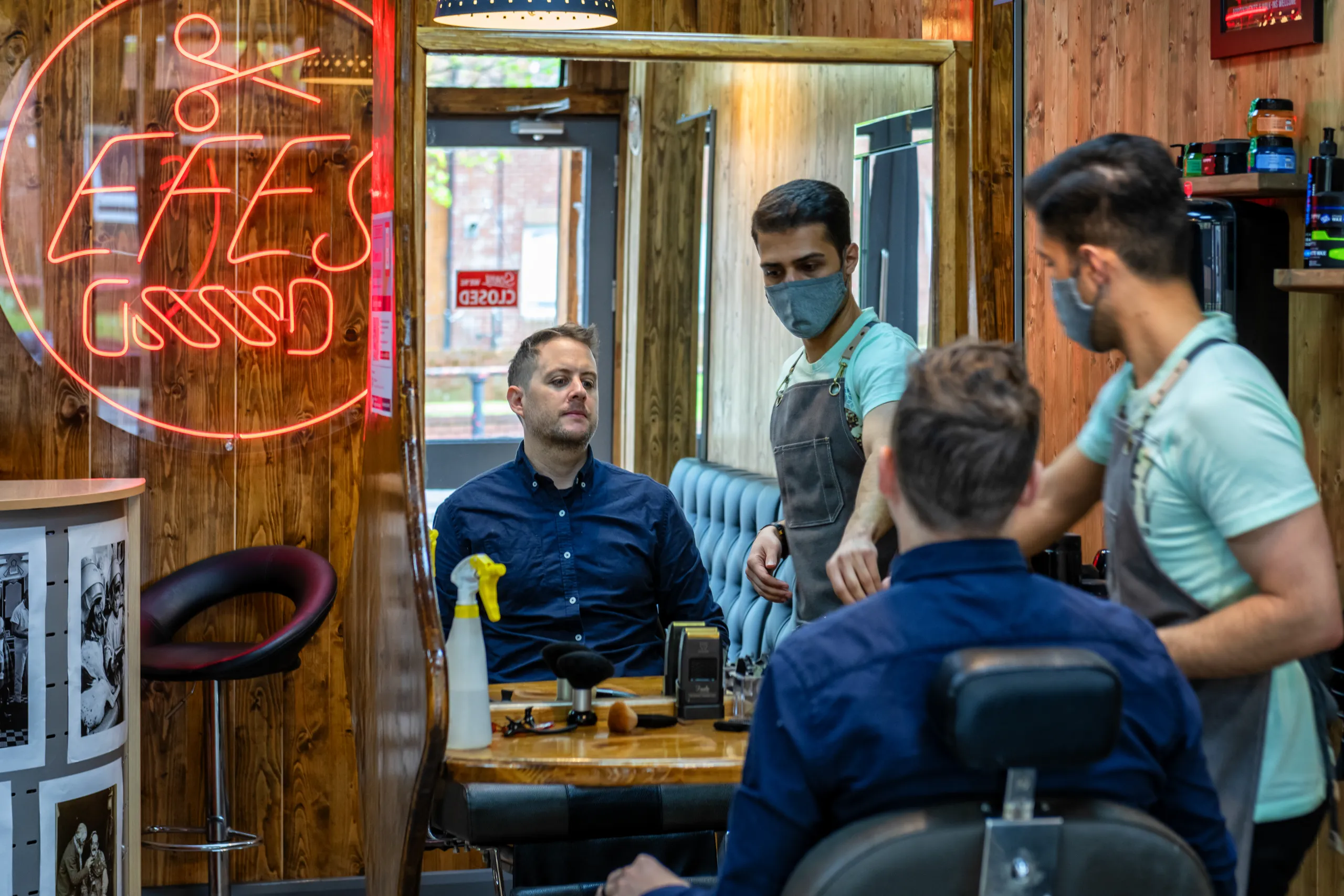 Efes Barbers Retail Ceiling Design | Case Studies
