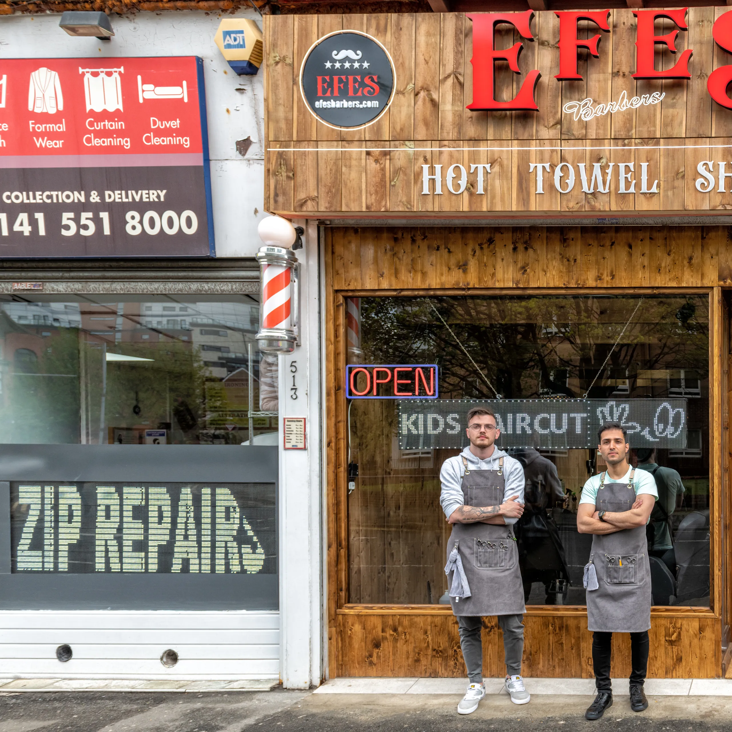 Efes Barbers Retail Ceiling Design | Case Studies