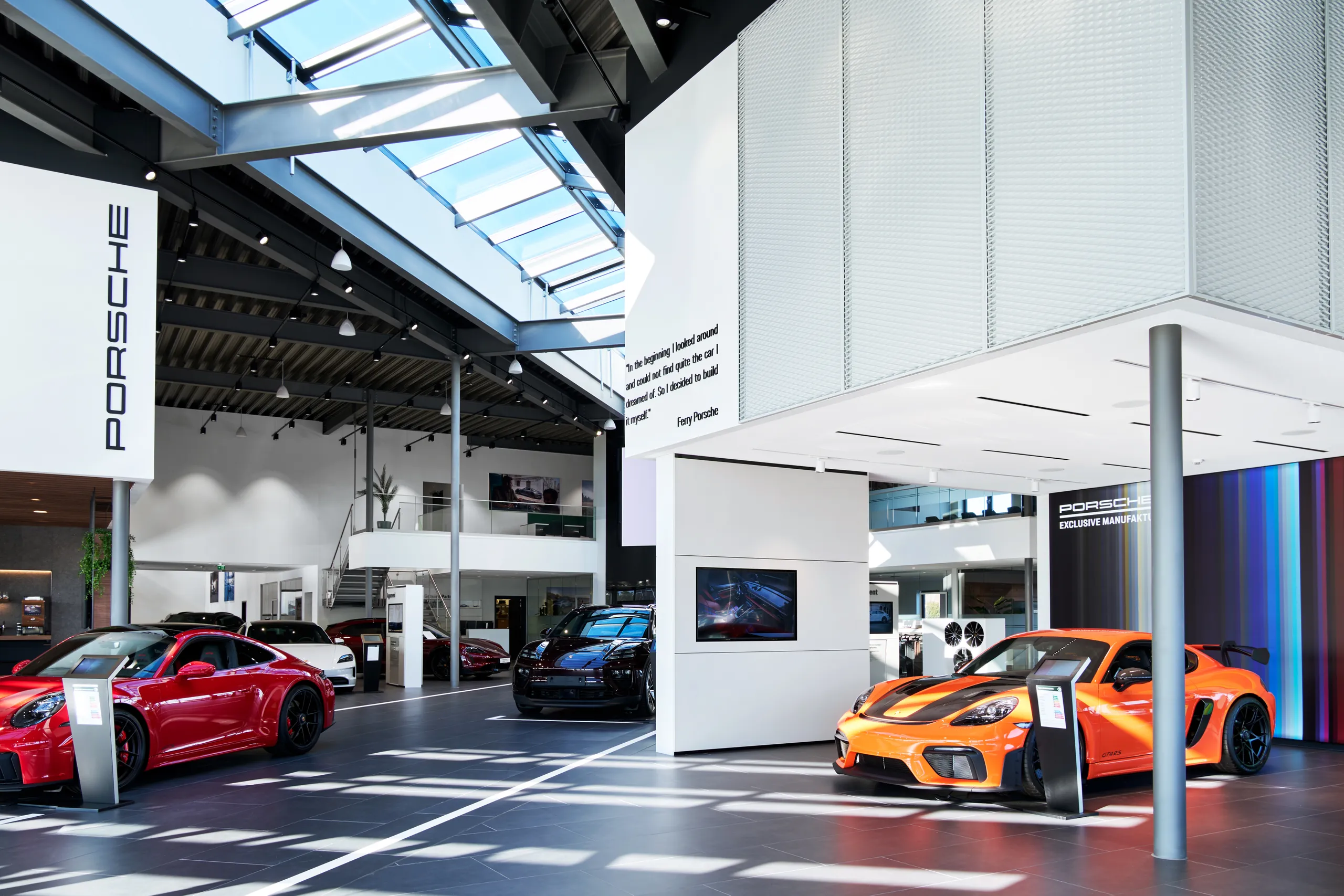 Porsche Center Fredrikstad Showroom Design | Case Studies