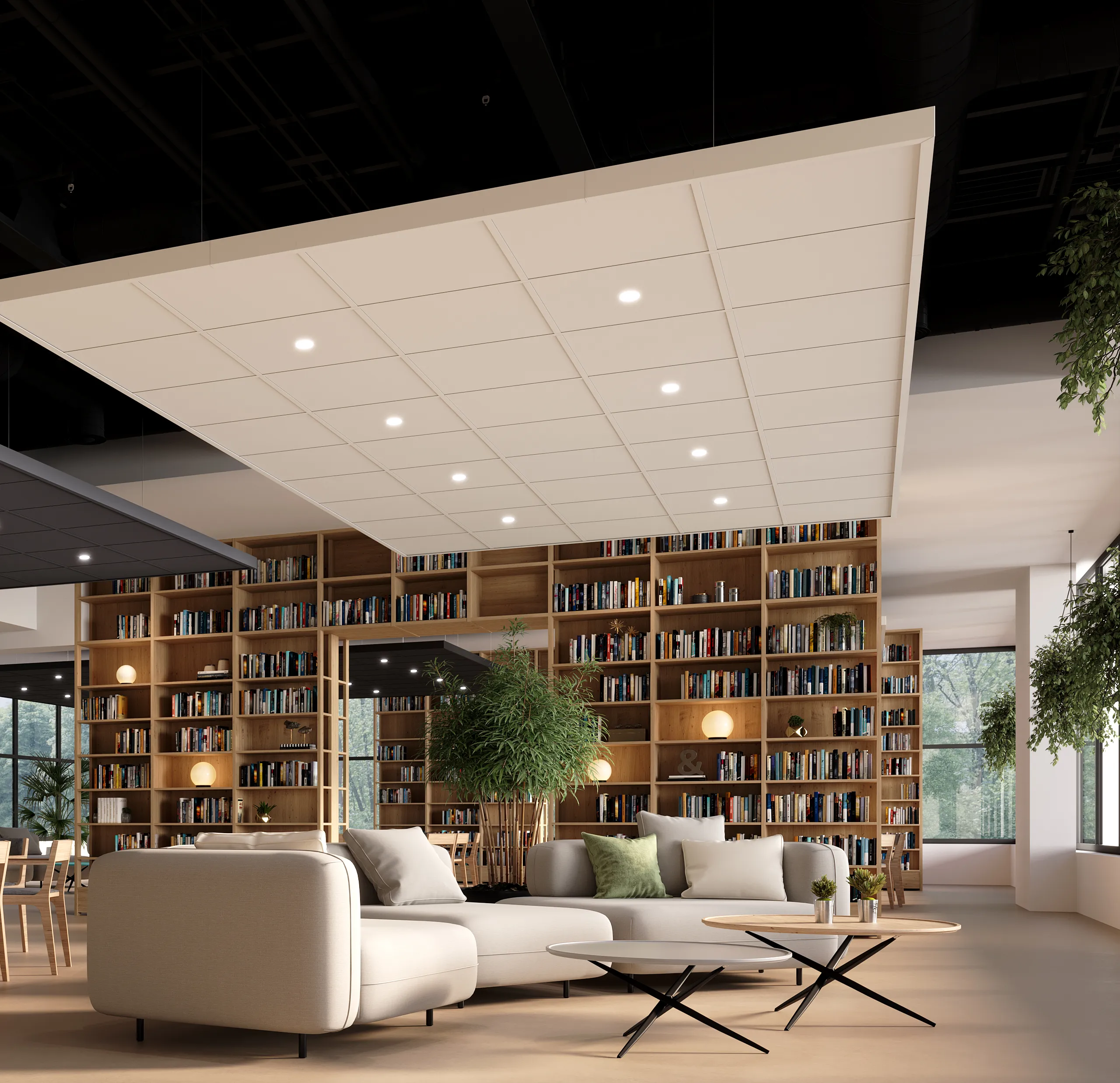 Rockfon® OneFrame | Modular Floating Ceiling Raft